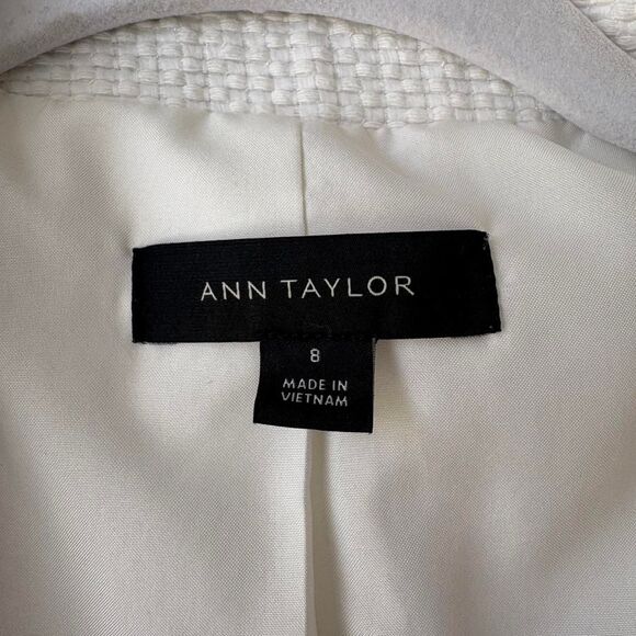 Ann Taylor Women's White Jacket - Picture 6 of 7